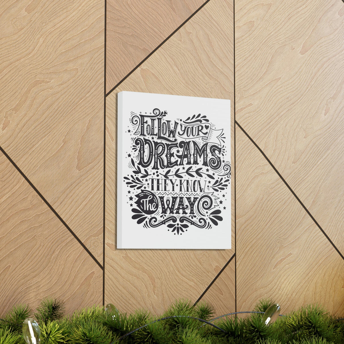 Scripture Walls Inspirational Wall Art Dreams Know The Way Motivation Wall Decor for Home Office Gym Inspiring Success Quote Print Ready to Hang Unframed-Express Your Love Gifts