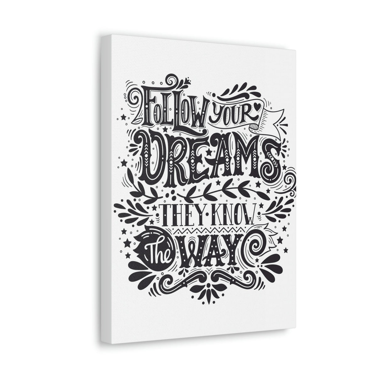 Scripture Walls Inspirational Wall Art Dreams Know The Way Motivation Wall Decor for Home Office Gym Inspiring Success Quote Print Ready to Hang Unframed-Express Your Love Gifts