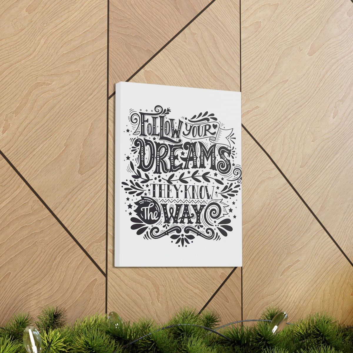Scripture Walls Inspirational Wall Art Dreams Know The Way Motivation Wall Decor for Home Office Gym Inspiring Success Quote Print Ready to Hang Unframed-Express Your Love Gifts