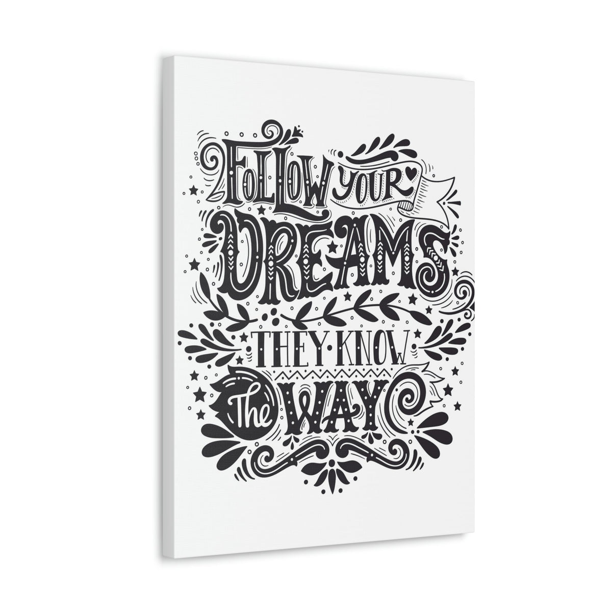 Scripture Walls Inspirational Wall Art Dreams Know The Way Motivation Wall Decor for Home Office Gym Inspiring Success Quote Print Ready to Hang Unframed-Express Your Love Gifts