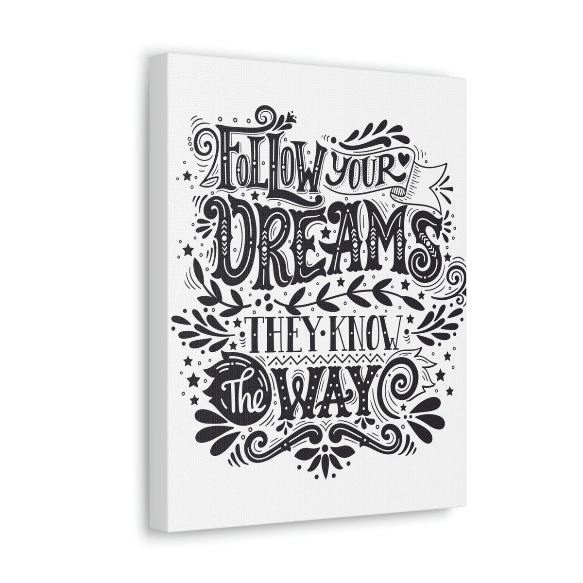 Scripture Walls Inspirational Wall Art Dreams Know The Way Motivation Wall Decor for Home Office Gym Inspiring Success Quote Print Ready to Hang Unframed-Express Your Love Gifts