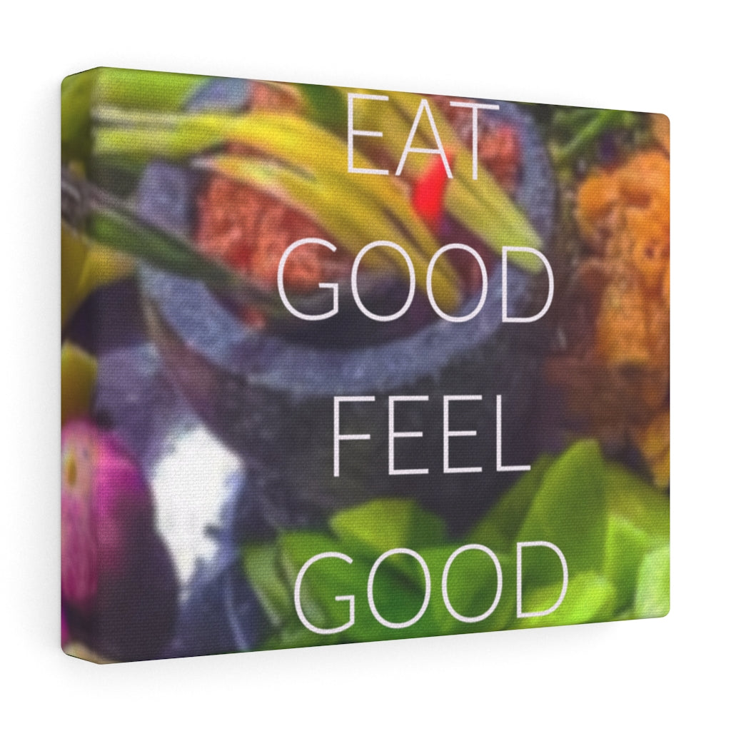 Scripture Walls Inspirational Wall Art Eat Good Feel Good Motivational Print Ready to Hang Artwork Unframed-Express Your Love Gifts