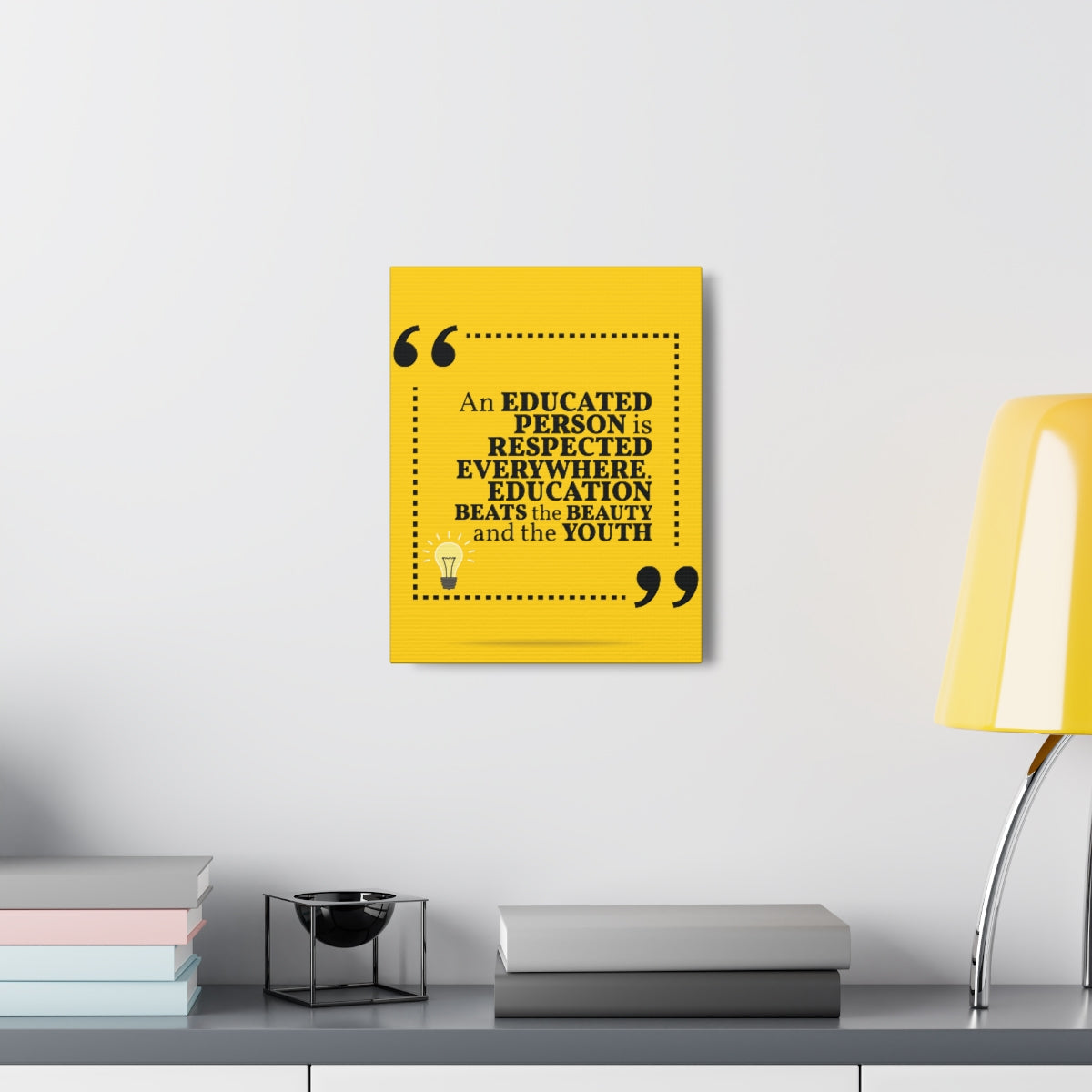 Scripture Walls Inspirational Wall Art Education Beats The Beauty Matthew 6:33 NIV Motivation Wall Decor for Home Office Gym Inspiring Success Quote Print Ready to Hang Unframed-Express Your Love Gifts