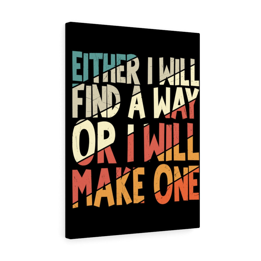 Scripture Walls Inspirational Wall Art Either I Will Find A Way Wall Art Motivation Wall Decor for Home Office Gym Inspiring Success Quote Print Ready to Hang Unframed-Express Your Love Gifts
