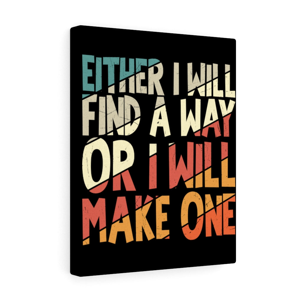 Scripture Walls Inspirational Wall Art Either I Will Find A Way Wall Art Motivation Wall Decor for Home Office Gym Inspiring Success Quote Print Ready to Hang Unframed-Express Your Love Gifts