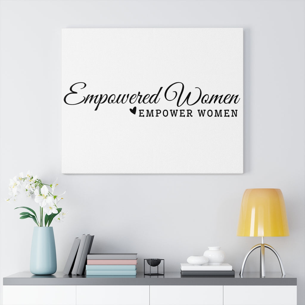 Scripture Walls Inspirational Wall Art Empowered Women Empower Women Wall Art Motivation Wall Decor for Home Office Gym Inspiring Success Quote Print Ready to Hang Unframed-Express Your Love Gifts
