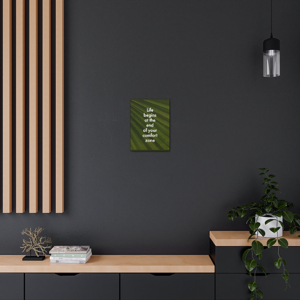 Scripture Walls Inspirational Wall Art End Your Comfort Zone Motivation Wall Decor for Home Office Gym Inspiring Success Quote Print Ready to Hang Unframed-Express Your Love Gifts