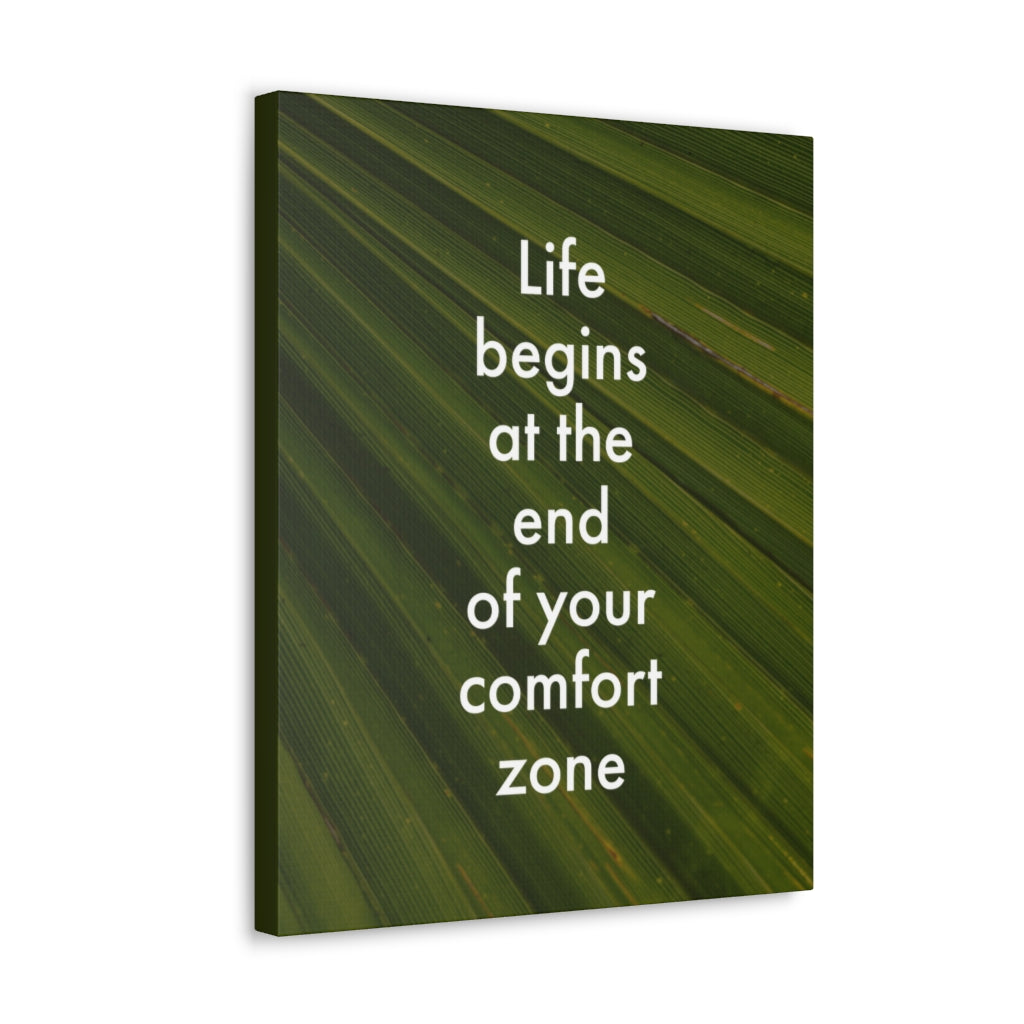 Scripture Walls Inspirational Wall Art End Your Comfort Zone Motivation Wall Decor for Home Office Gym Inspiring Success Quote Print Ready to Hang Unframed-Express Your Love Gifts