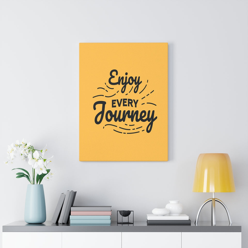 Scripture Walls Inspirational Wall Art Enjoy Every Journey Wall Art Motivation Wall Decor for Home Office Gym Inspiring Success Quote Print Ready to Hang Unframed-Express Your Love Gifts