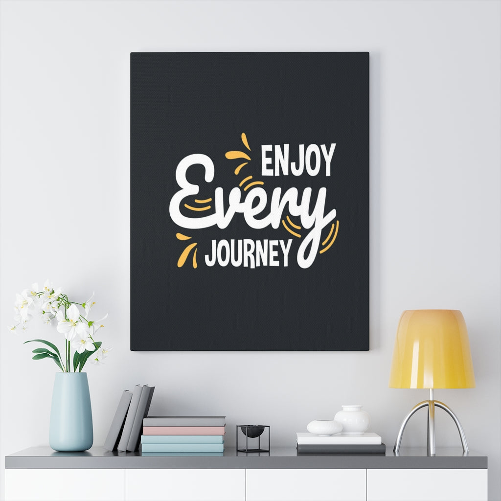 Scripture Walls Inspirational Wall Art Enjoy Every Journey Wall Art Motivation Wall Decor for Home Office Gym Inspiring Success Quote Print Ready to Hang Unframed-Express Your Love Gifts
