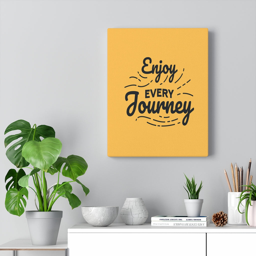 Scripture Walls Inspirational Wall Art Enjoy Every Journey Wall Art Motivation Wall Decor for Home Office Gym Inspiring Success Quote Print Ready to Hang Unframed-Express Your Love Gifts