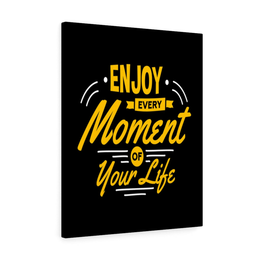 Scripture Walls Inspirational Wall Art Enjoy Every Moment of Your Life Wall Art Motivation Wall Decor for Home Office Gym Inspiring Success Quote Print Ready to Hang Unframed-Express Your Love Gifts