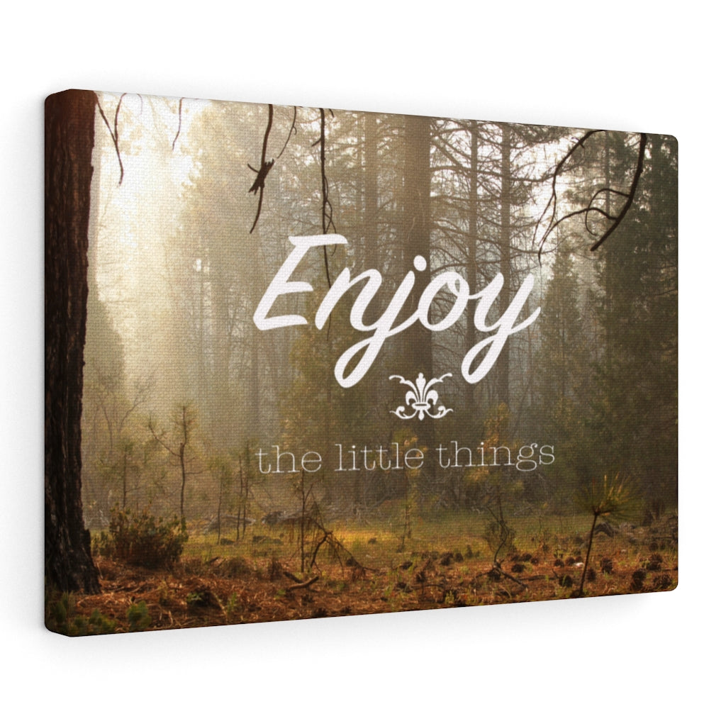 Scripture Walls Inspirational Wall Art Enjoy The Little Things Motivational Print Ready to Hang Artwork Unframed-Express Your Love Gifts