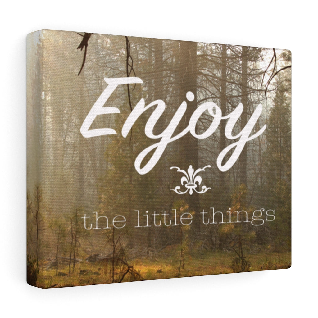 Scripture Walls Inspirational Wall Art Enjoy The Little Things Motivational Print Ready to Hang Artwork Unframed-Express Your Love Gifts