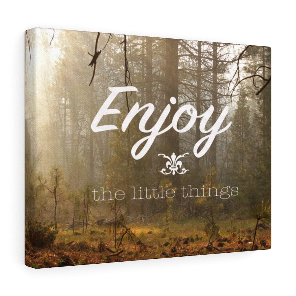 Scripture Walls Inspirational Wall Art Enjoy The Little Things Motivational Print Ready to Hang Artwork Unframed-Express Your Love Gifts