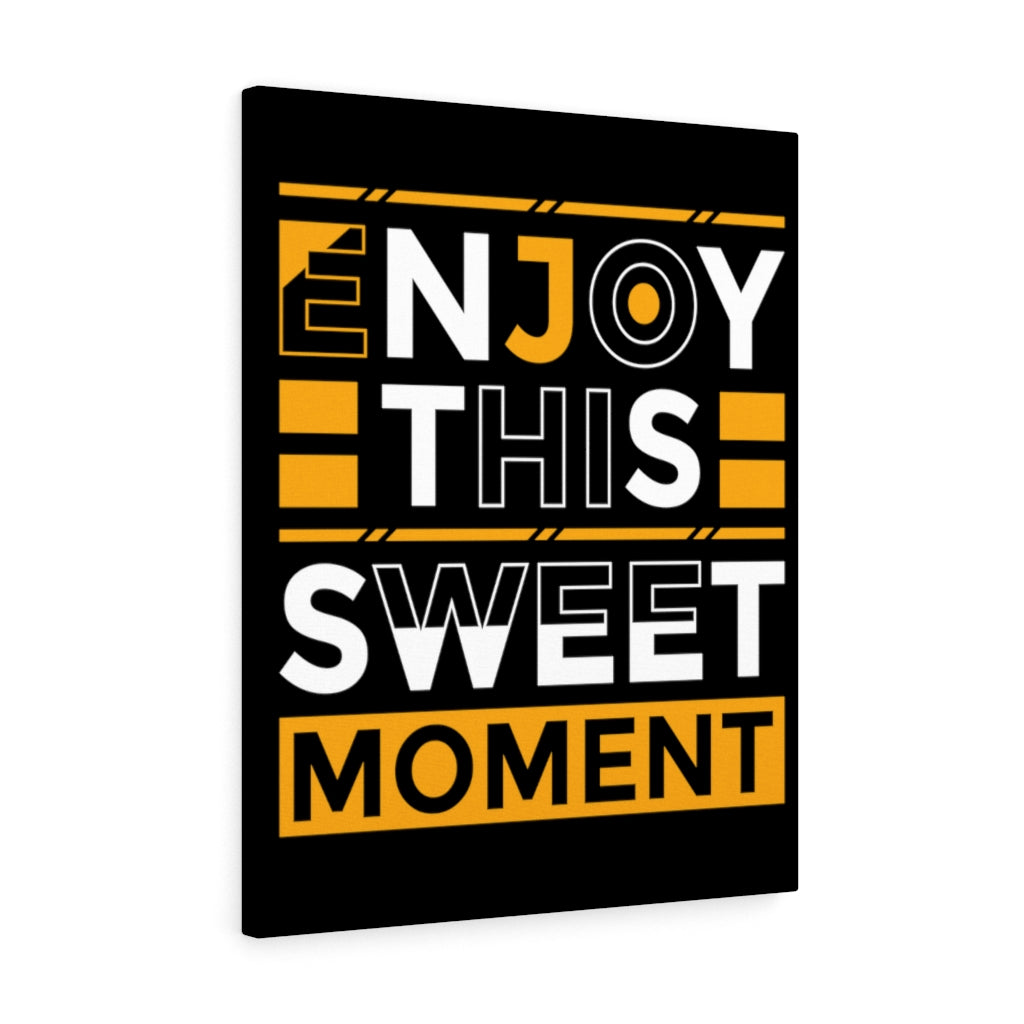 Scripture Walls Inspirational Wall Art Enjoy This Sweet Moment Wall Art Motivation Wall Decor for Home Office Gym Inspiring Success Quote Print Ready to Hang Unframed-Express Your Love Gifts