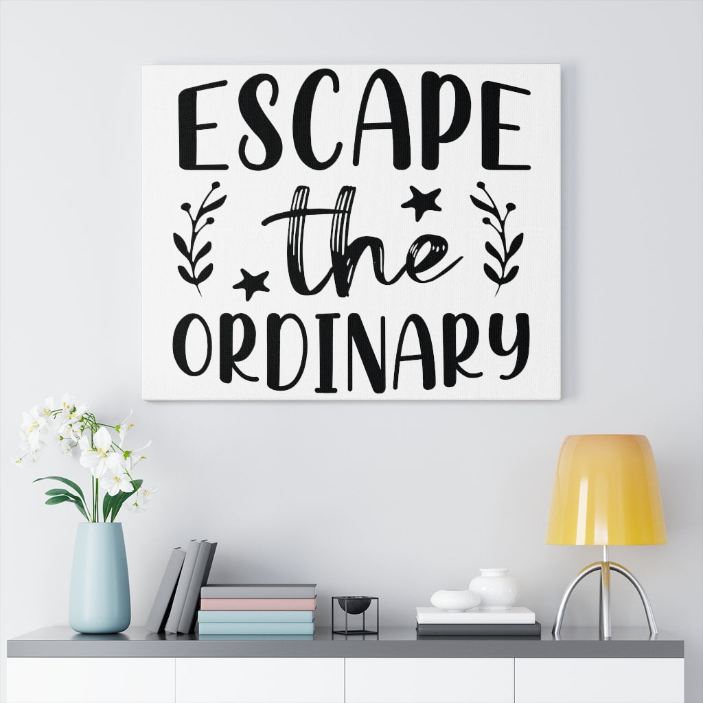 Scripture Walls Inspirational Wall Art Escape The Ordinary Star Wall Art Motivation Wall Decor for Home Office Gym Inspiring Success Quote Print Ready to Hang Unframed-Express Your Love Gifts