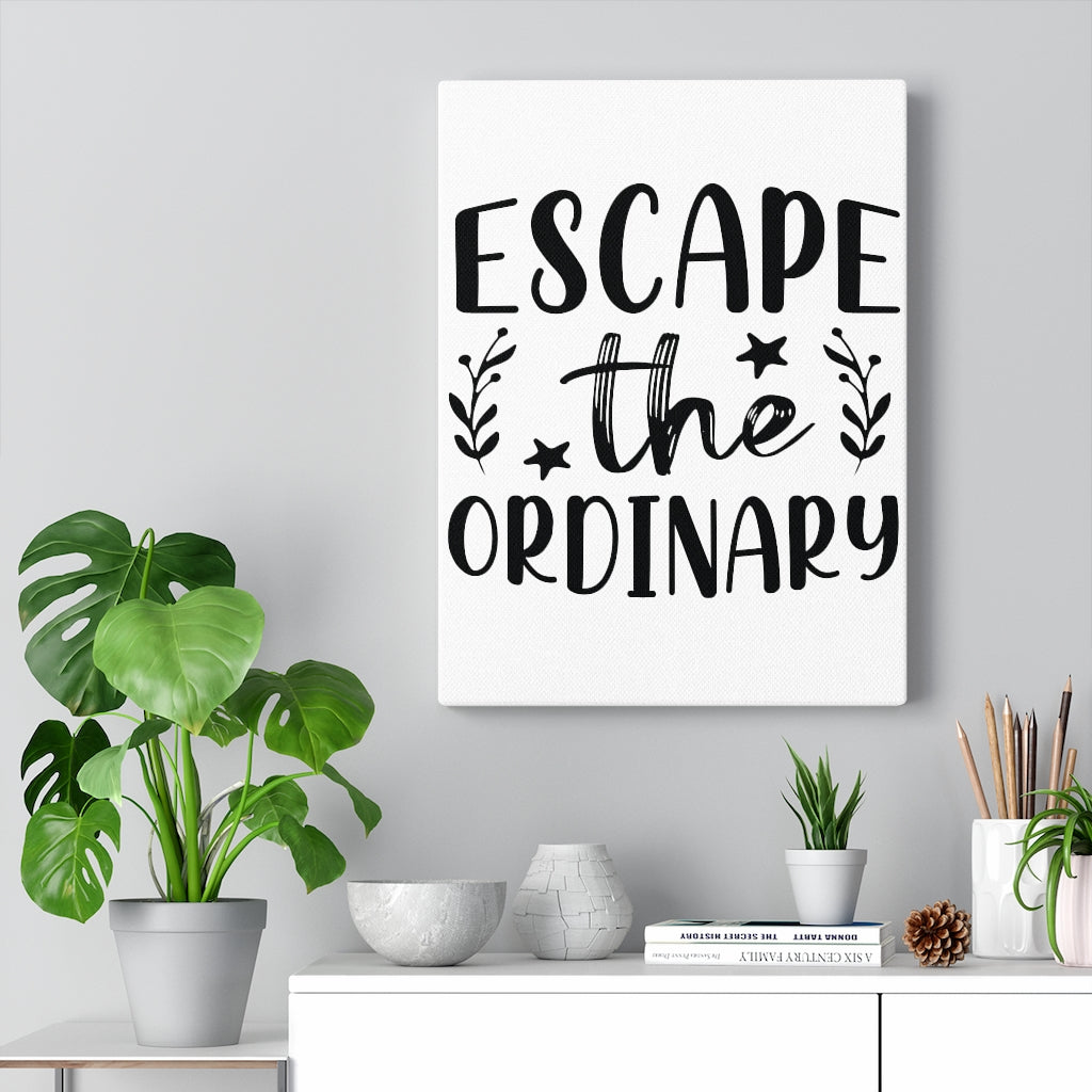 Scripture Walls Inspirational Wall Art Escape The Ordinary Stars Wall Art Motivation Wall Decor for Home Office Gym Inspiring Success Quote Print Ready to Hang Unframed-Express Your Love Gifts