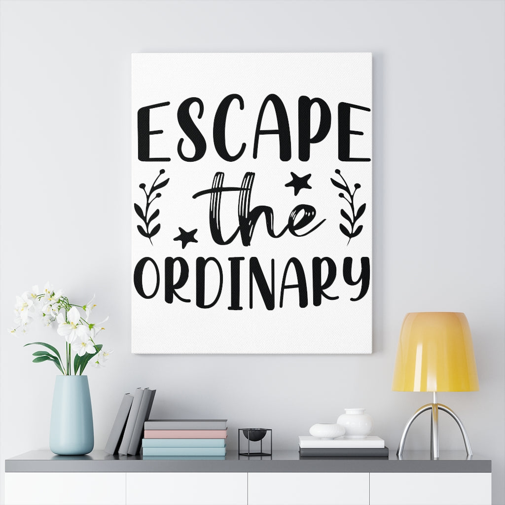 Scripture Walls Inspirational Wall Art Escape The Ordinary Stars Wall Art Motivation Wall Decor for Home Office Gym Inspiring Success Quote Print Ready to Hang Unframed-Express Your Love Gifts