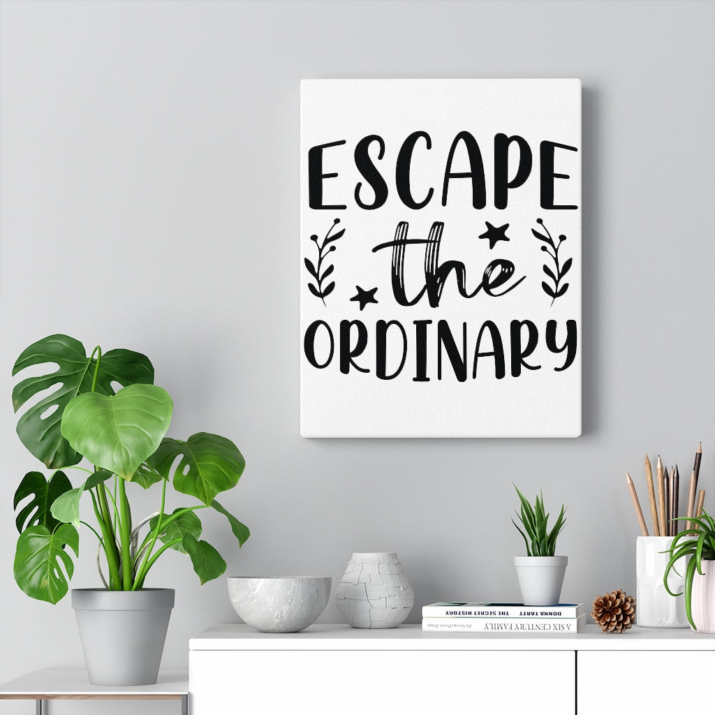 Scripture Walls Inspirational Wall Art Escape The Ordinary Stars Wall Art Motivation Wall Decor for Home Office Gym Inspiring Success Quote Print Ready to Hang Unframed-Express Your Love Gifts