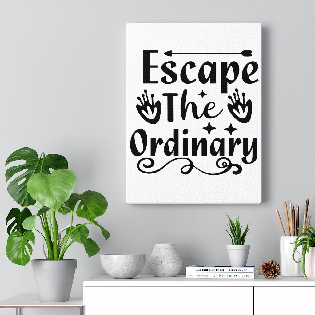 Scripture Walls Inspirational Wall Art Escape The Ordinary Wall Art Motivation Wall Decor for Home Office Gym Inspiring Success Quote Print Ready to Hang Unframed-Express Your Love Gifts