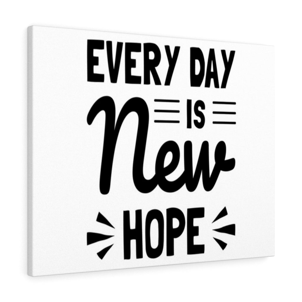 Scripture Walls Inspirational Wall Art Every Day Is New Hope Wall Art Motivation Wall Decor for Home Office Gym Inspiring Success Quote Print Ready to Hang Unframed-Express Your Love Gifts