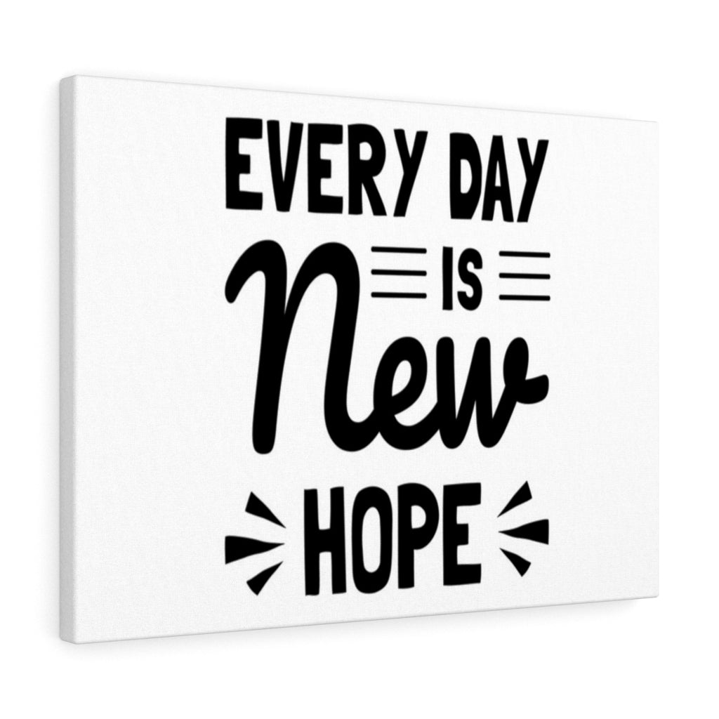 Scripture Walls Inspirational Wall Art Every Day Is New Hope Wall Art Motivation Wall Decor for Home Office Gym Inspiring Success Quote Print Ready to Hang Unframed-Express Your Love Gifts