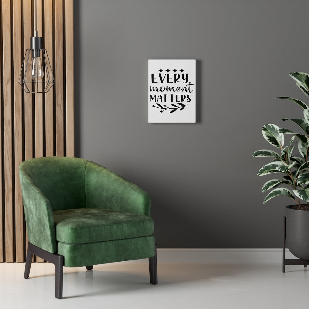 Scripture Walls Inspirational Wall Art Every Moment Matters Stars Wall Art Motivation Wall Decor for Home Office Gym Inspiring Success Quote Print Ready to Hang Unframed-Express Your Love Gifts