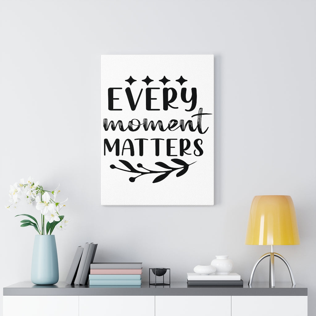 Scripture Walls Inspirational Wall Art Every Moment Matters Stars Wall Art Motivation Wall Decor for Home Office Gym Inspiring Success Quote Print Ready to Hang Unframed-Express Your Love Gifts