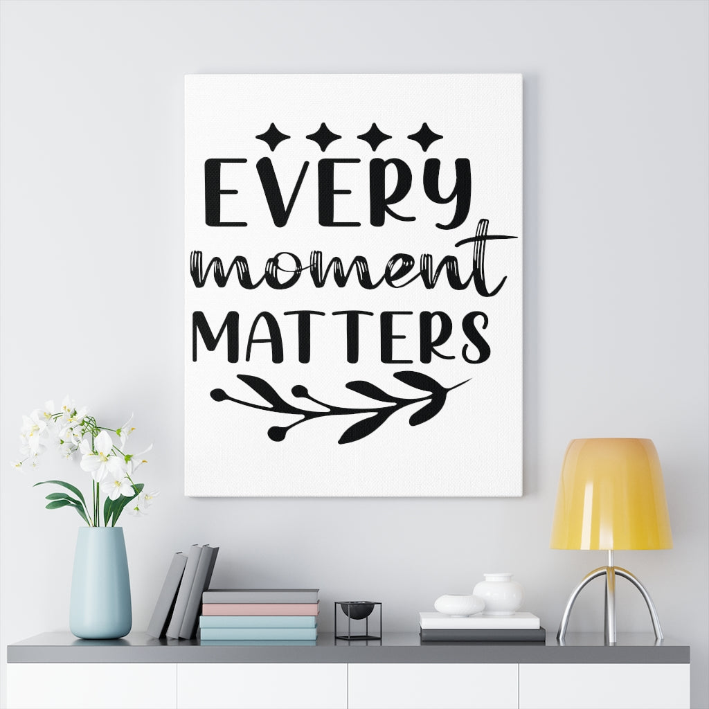 Scripture Walls Inspirational Wall Art Every Moment Matters Stars Wall Art Motivation Wall Decor for Home Office Gym Inspiring Success Quote Print Ready to Hang Unframed-Express Your Love Gifts