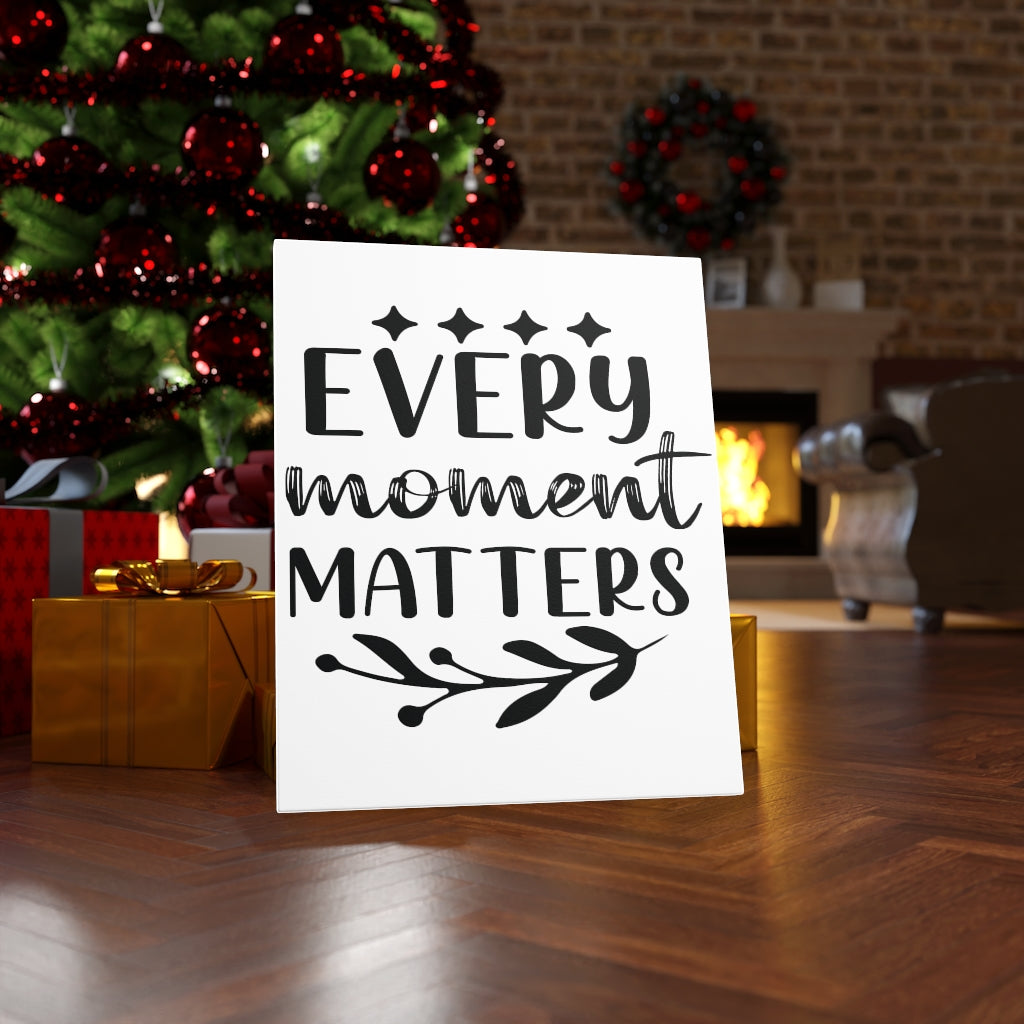 Scripture Walls Inspirational Wall Art Every Moment Matters Stars Wall Art Motivation Wall Decor for Home Office Gym Inspiring Success Quote Print Ready to Hang Unframed-Express Your Love Gifts