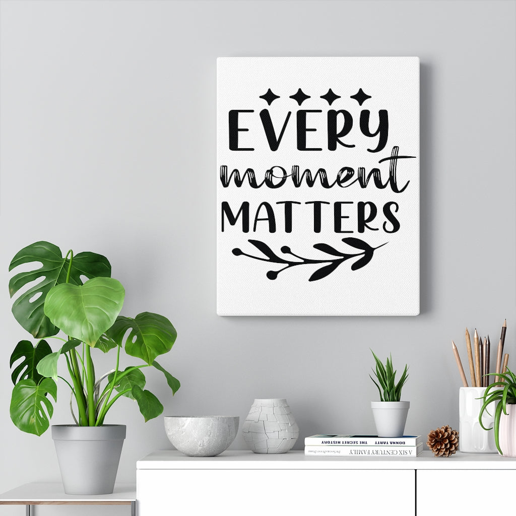 Scripture Walls Inspirational Wall Art Every Moment Matters Stars Wall Art Motivation Wall Decor for Home Office Gym Inspiring Success Quote Print Ready to Hang Unframed-Express Your Love Gifts