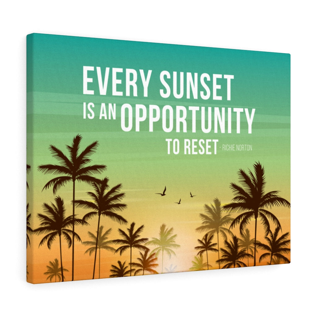 Scripture Walls Inspirational Wall Art Every Sunset Is An Opportunity Wall Art Motivational Motto Inspiring Prints Artwork Decor Ready to Hang Unframed-Express Your Love Gifts