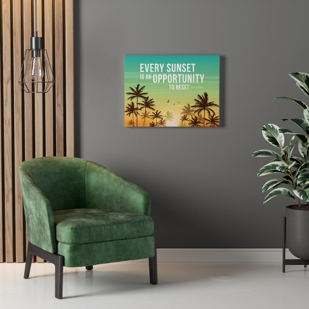 Scripture Walls Inspirational Wall Art Every Sunset Is An Opportunity Wall Art Motivational Motto Inspiring Prints Artwork Decor Ready to Hang Unframed-Express Your Love Gifts