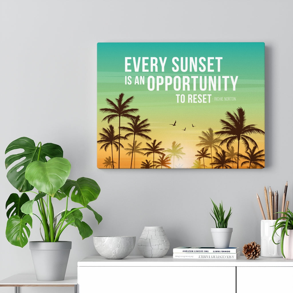 Scripture Walls Inspirational Wall Art Every Sunset Is An Opportunity Wall Art Motivational Motto Inspiring Prints Artwork Decor Ready to Hang Unframed-Express Your Love Gifts