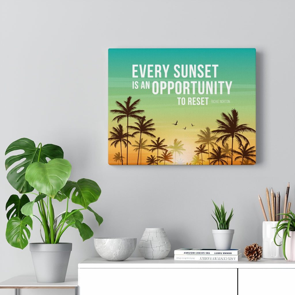 Scripture Walls Inspirational Wall Art Every Sunset Is An Opportunity Wall Art Motivational Motto Inspiring Prints Artwork Decor Ready to Hang Unframed-Express Your Love Gifts