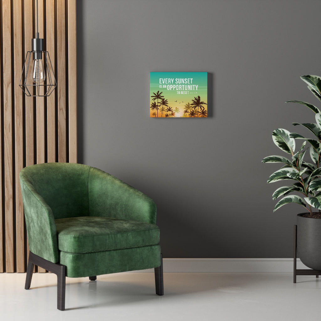 Scripture Walls Inspirational Wall Art Every Sunset Is An Opportunity Wall Art Motivational Motto Inspiring Prints Artwork Decor Ready to Hang Unframed-Express Your Love Gifts
