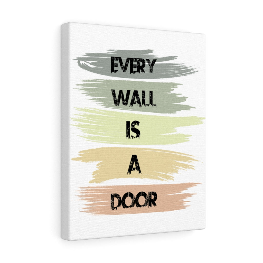Scripture Walls Inspirational Wall Art Every Wall Is A Door Wall Art Motivation Wall Decor for Home Office Gym Inspiring Success Quote Print Ready to Hang Unframed-Express Your Love Gifts