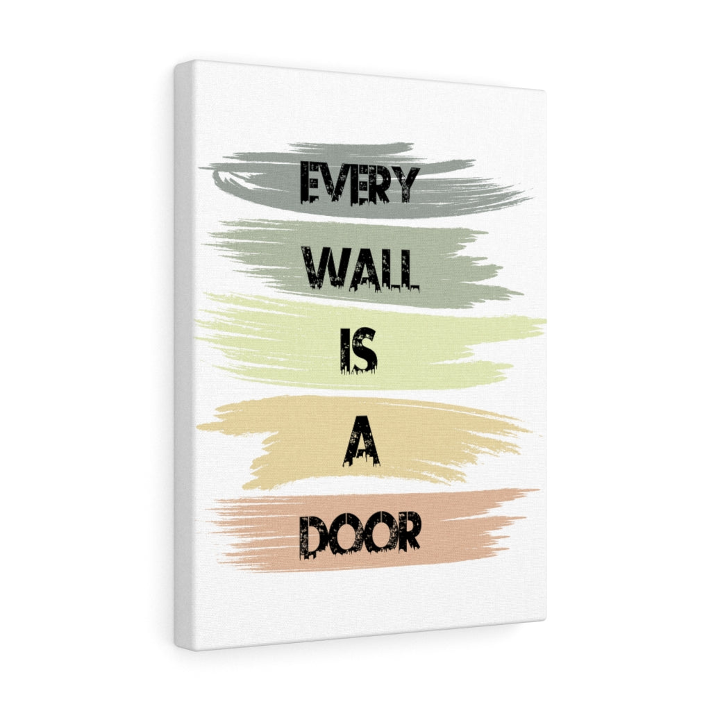Scripture Walls Inspirational Wall Art Every Wall Is A Door Wall Art Motivation Wall Decor for Home Office Gym Inspiring Success Quote Print Ready to Hang Unframed-Express Your Love Gifts
