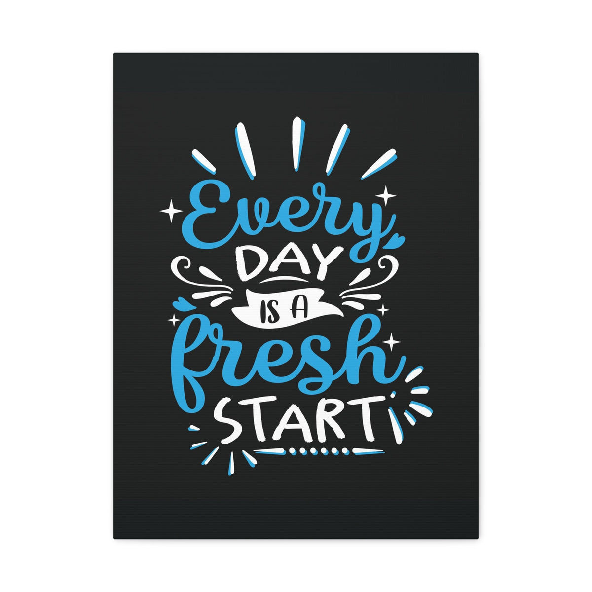 Scripture Walls Inspirational Wall Art Everyday Fresh Start Motivation Wall Decor for Home Office Gym Inspiring Success Quote Print Ready to Hang Unframed-Express Your Love Gifts