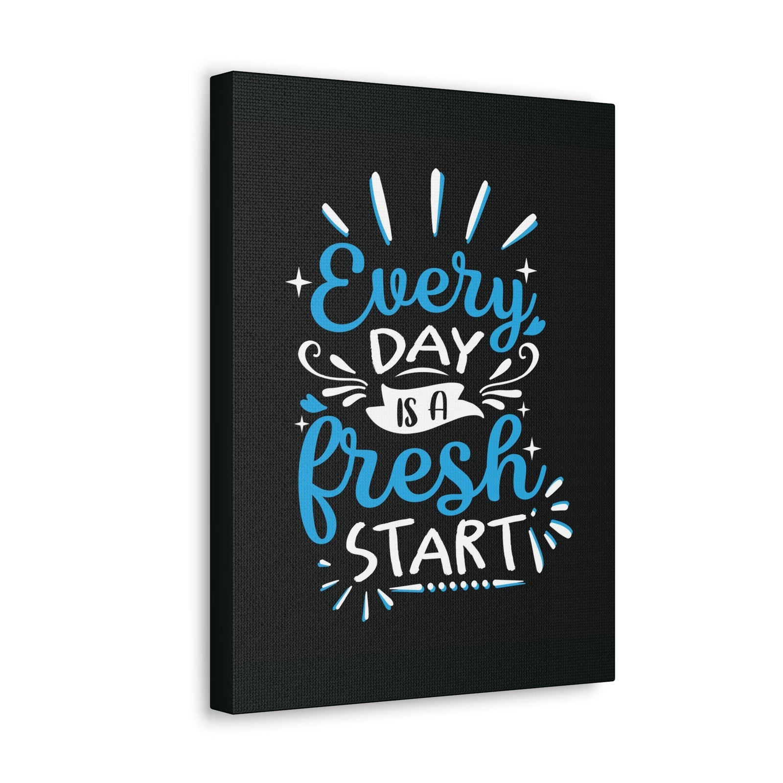 Scripture Walls Inspirational Wall Art Everyday Fresh Start Motivation Wall Decor for Home Office Gym Inspiring Success Quote Print Ready to Hang Unframed-Express Your Love Gifts