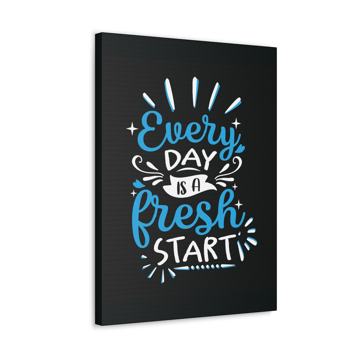 Scripture Walls Inspirational Wall Art Everyday Fresh Start Motivation Wall Decor for Home Office Gym Inspiring Success Quote Print Ready to Hang Unframed-Express Your Love Gifts