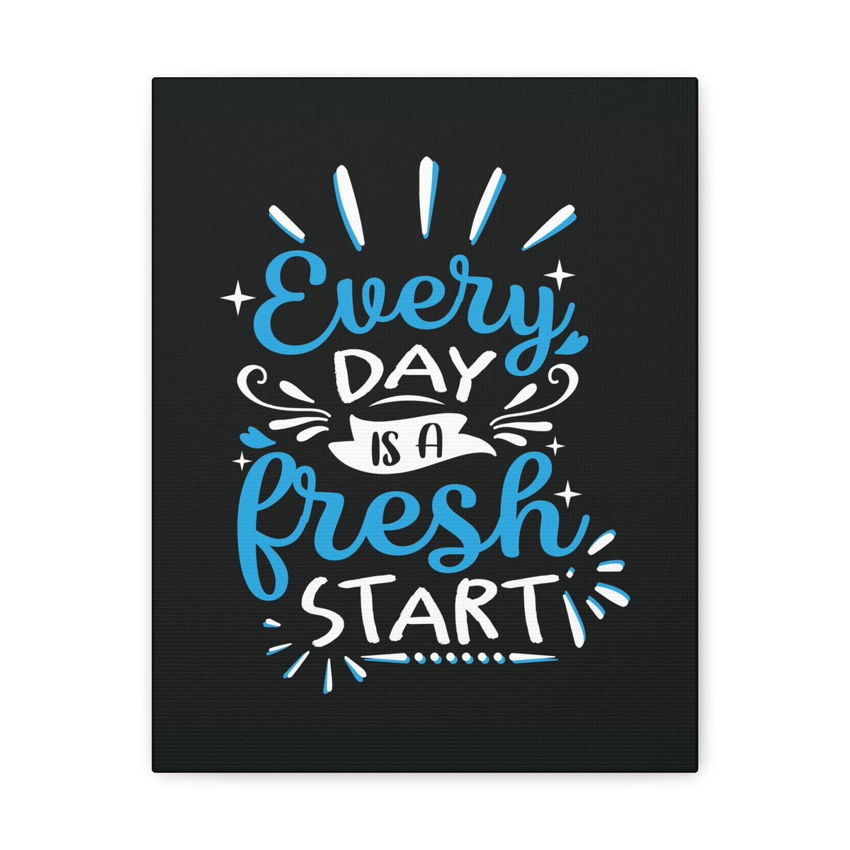 Scripture Walls Inspirational Wall Art Everyday Fresh Start Motivation Wall Decor for Home Office Gym Inspiring Success Quote Print Ready to Hang Unframed-Express Your Love Gifts