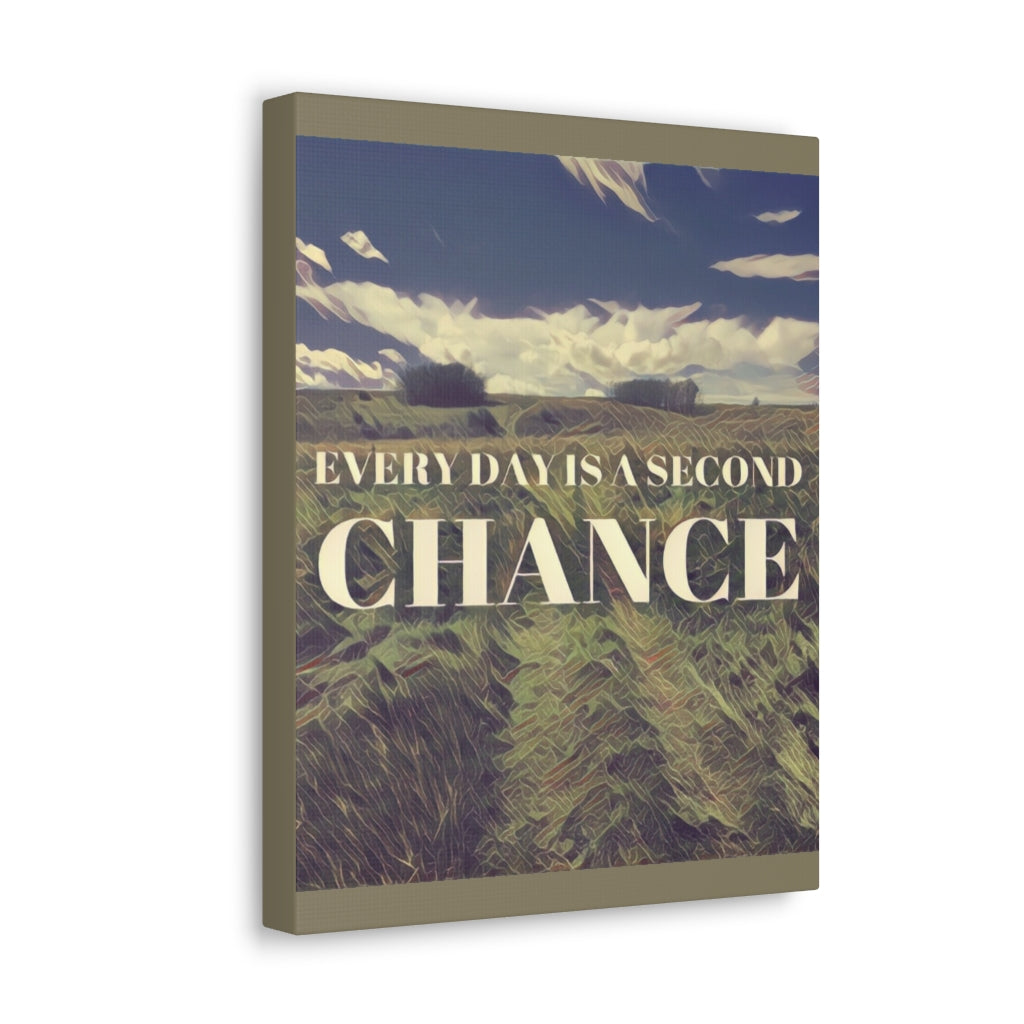 Scripture Walls Inspirational Wall Art Everyday Is A Chance Motivation Wall Decor for Home Office Gym Inspiring Success Quote Print Ready to Hang Unframed-Express Your Love Gifts