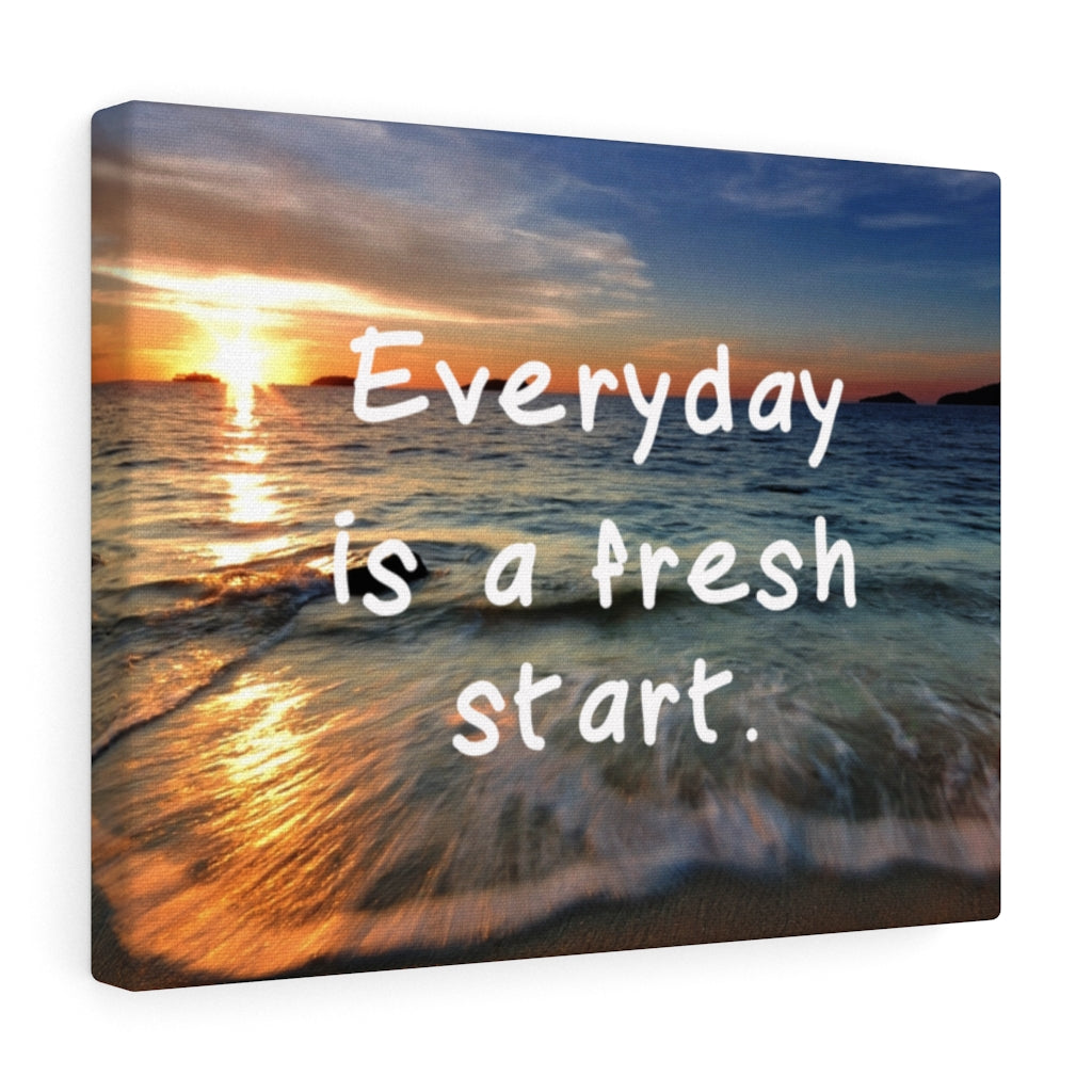 Scripture Walls Inspirational Wall Art Everyday Is A Fresh Day Motivational Print Ready to Hang Artwork Unframed-Express Your Love Gifts