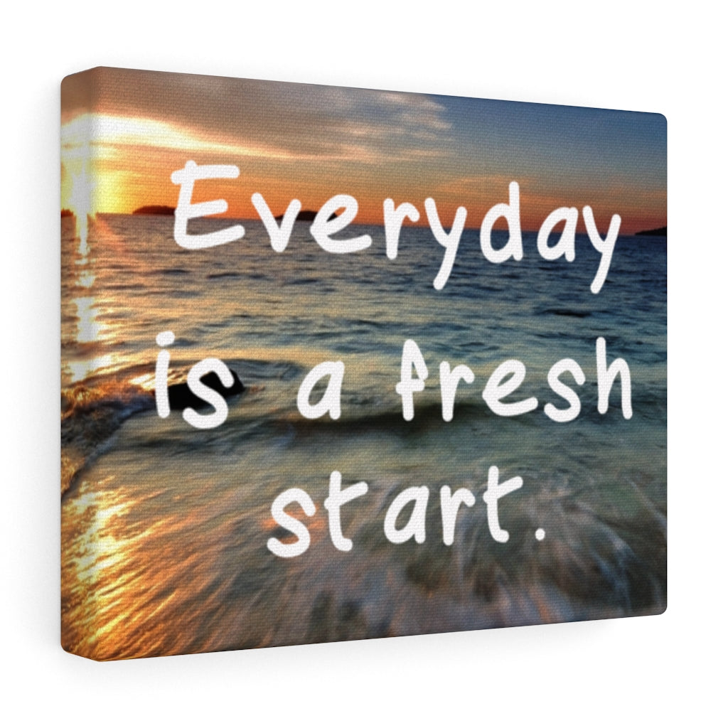 Scripture Walls Inspirational Wall Art Everyday Is A Fresh Day Motivational Print Ready to Hang Artwork Unframed-Express Your Love Gifts
