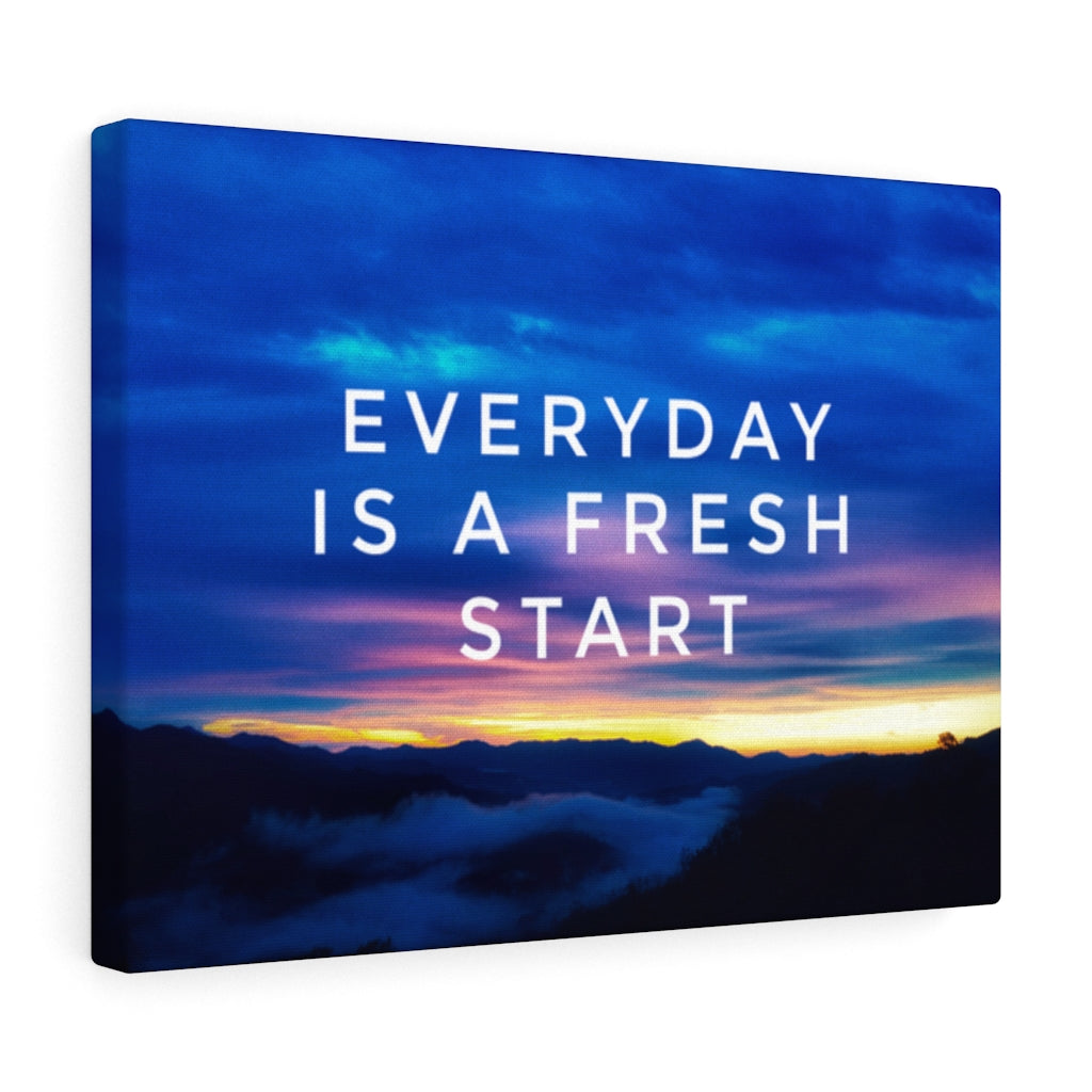 Scripture Walls Inspirational Wall Art Everyday Is A Fresh Start Wall Art Motivational Motto Inspiring Prints Artwork Decor Ready to Hang Unframed-Express Your Love Gifts