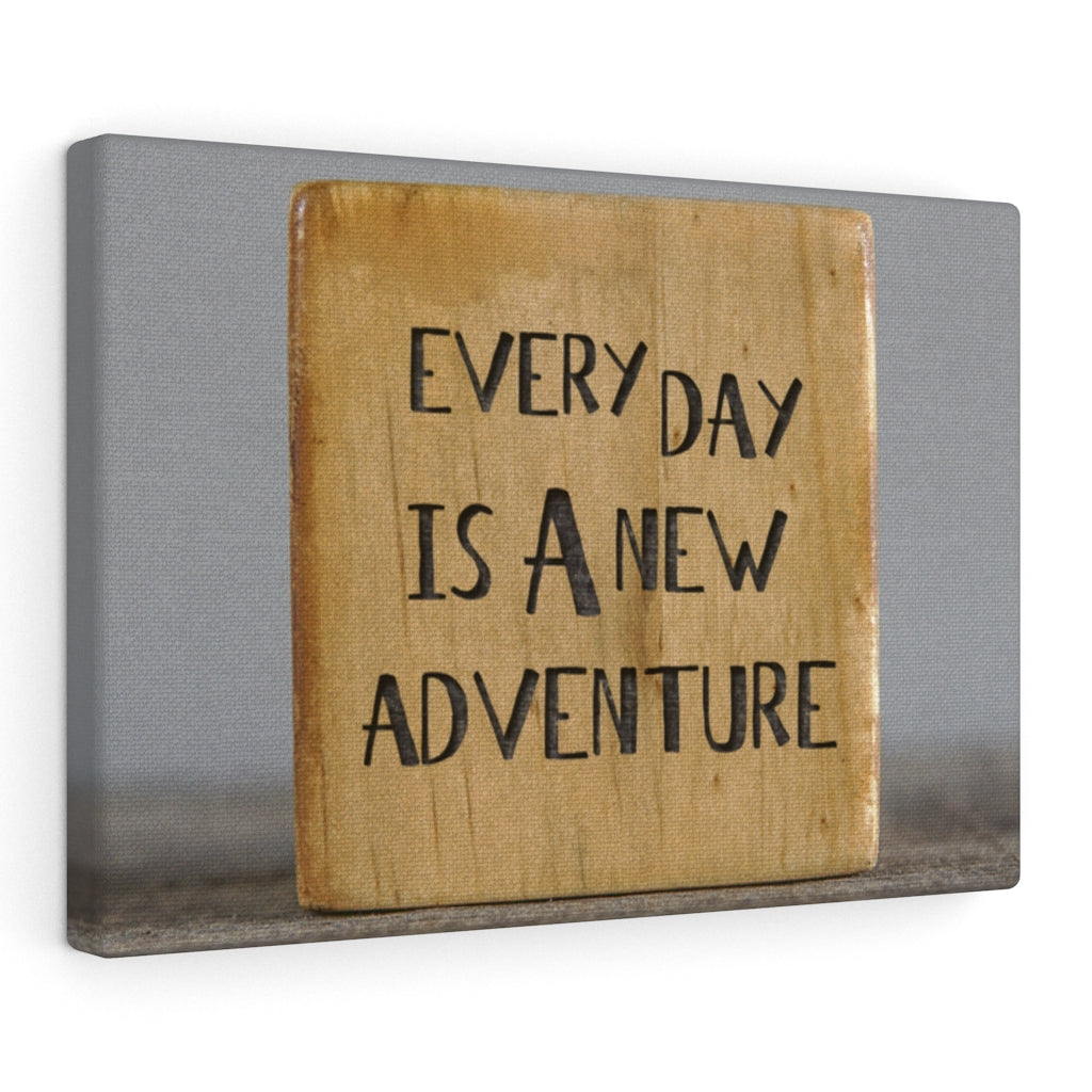 Scripture Walls Inspirational Wall Art Everyday Is A New Adventure Motivational Print Ready to Hang Artwork Unframed-Express Your Love Gifts