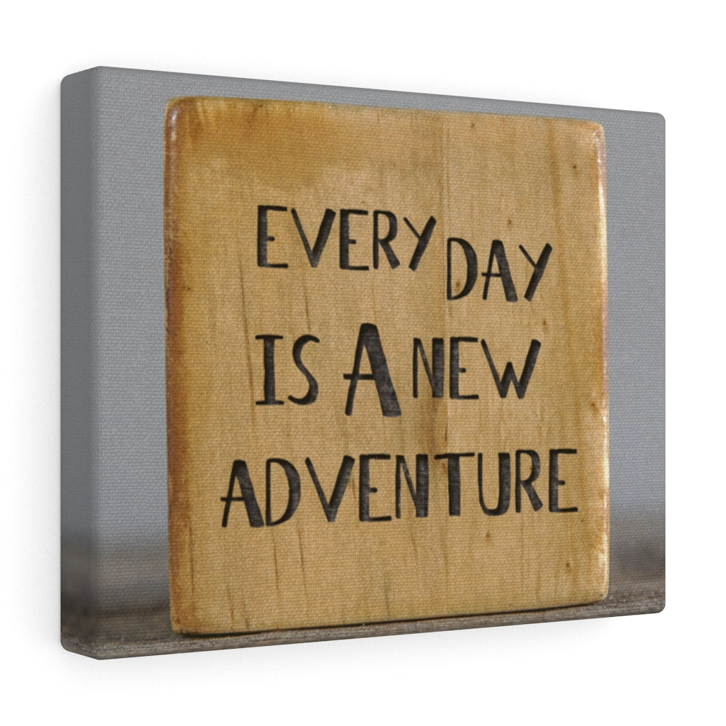 Scripture Walls Inspirational Wall Art Everyday Is A New Adventure Motivational Print Ready to Hang Artwork Unframed-Express Your Love Gifts