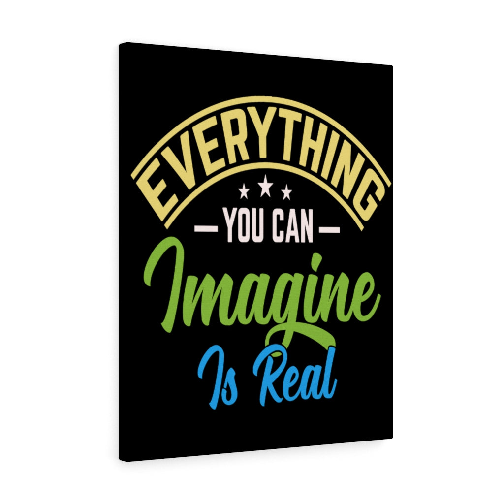 Scripture Walls Inspirational Wall Art Everything You Can Imagine Is Real Wall Art Motivation Wall Decor for Home Office Gym Inspiring Success Quote Print Ready to Hang Unframed-Express Your Love Gifts